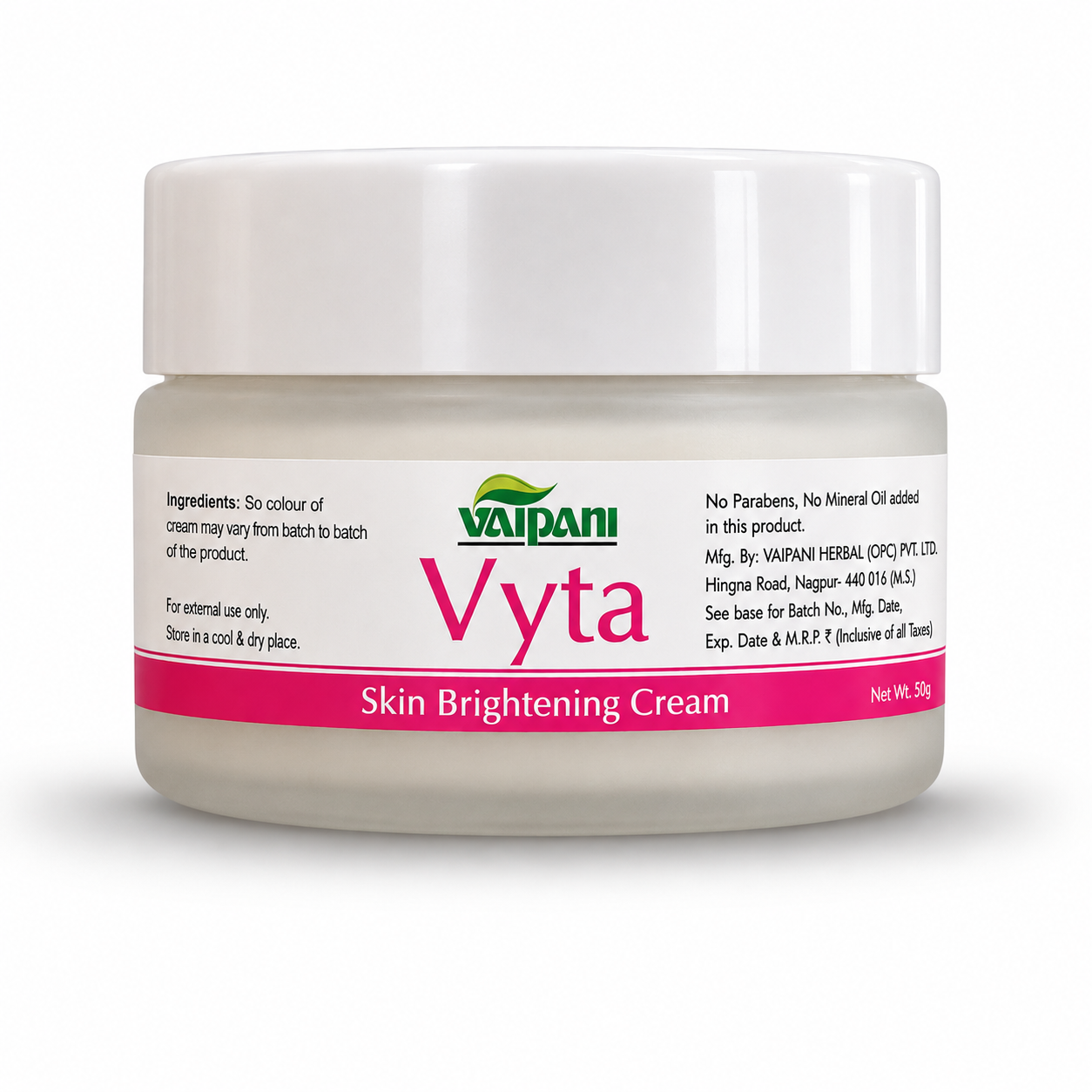 Vaipani Vyta Skin Brightening Cream (FREE BASIL FW COMBO)