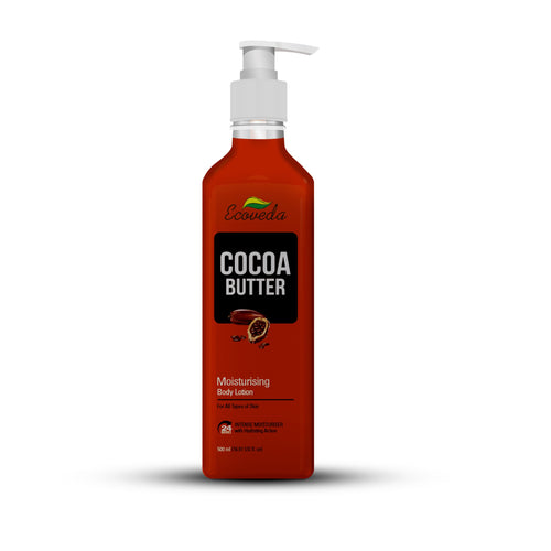 Ecoveda Cocoa Butter Moisturising Body Lotion (500ml) image 0